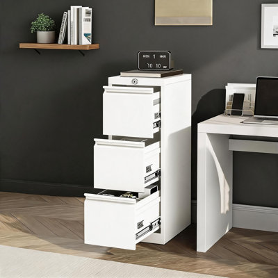 3-Drawer File Cabinet, with Lock