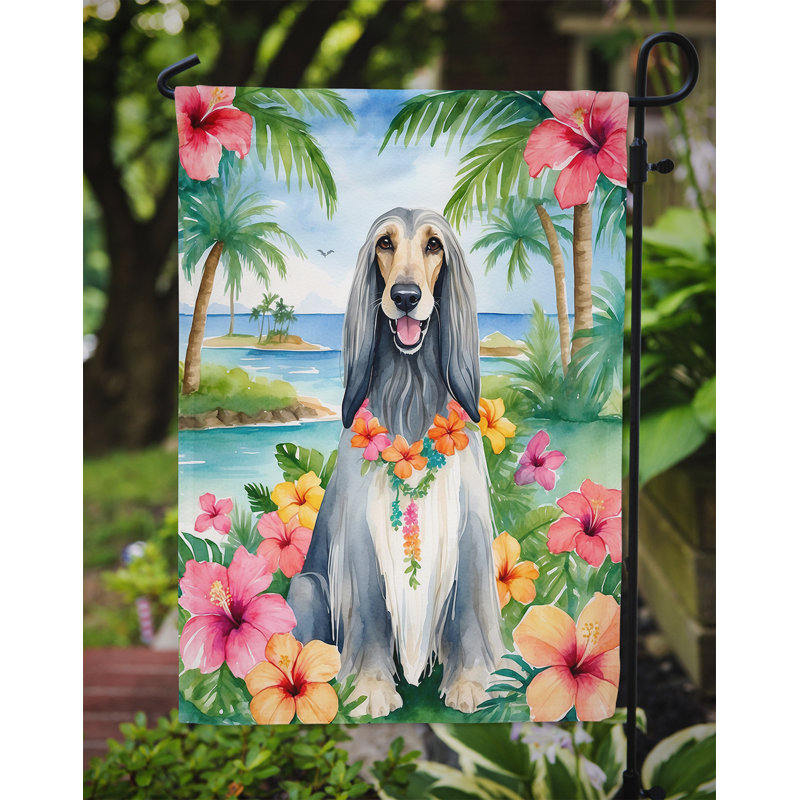 Drapeau de jardin en polyester double face H 15,5 po x l 11,25 po