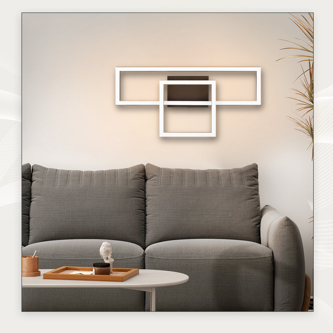 2-light LED Flush Mount dimmable Metro Lane