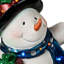 Lampadaire empilable bonhomme de neige avec DEL