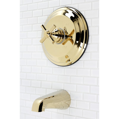 Garniture de bec de baignoire murale