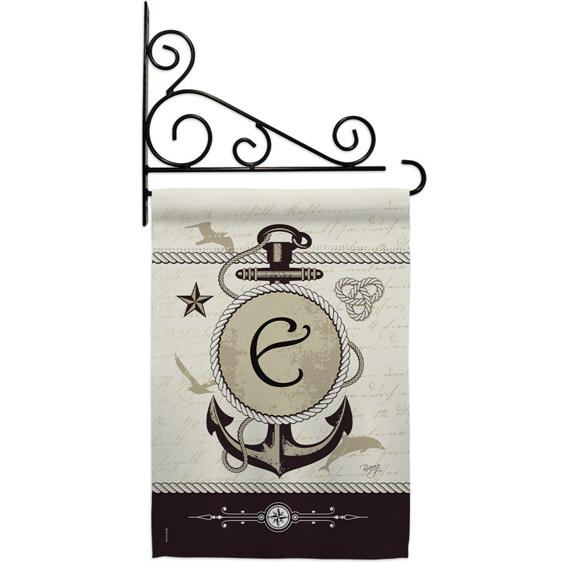 Ensemble de drapeaux 18 x 13 po Nautical Q, E
