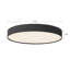 Rynn 7-in Black dimmable LED Flush Mount-695043492