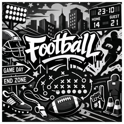 American Football Art Wall Tapestry - Football Wall Decor