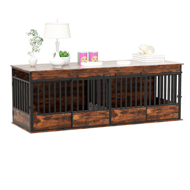 Meuble de rangement pour chien 78,7 po