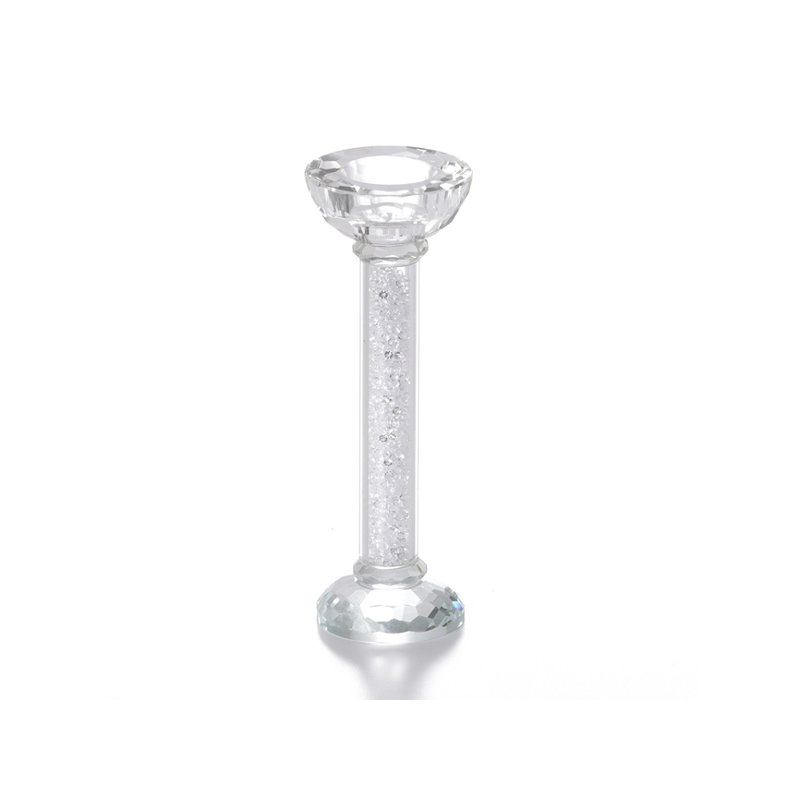 Chandelles en cristal, H 9 po x l 3 po x P 2 po