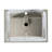 Black Ceramic Basin Sink 24", 4.72" Internal Depth, 0.81" Countertop, Exquisite Detail Top Functional