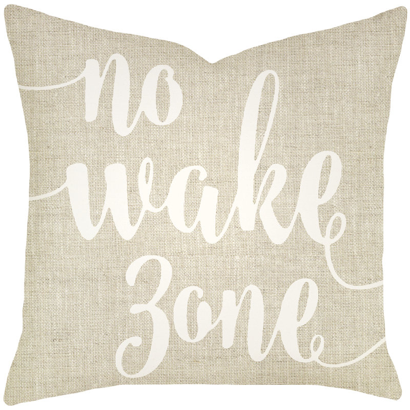 Throw Pillow, Beige, 20" H x 20" W