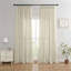 Ensemble de 2 rideaux en lin filtrant la lumière avec passants / passe-tringle - paquet de 2 - blanc 52 po x 84 po-126493772-126493773