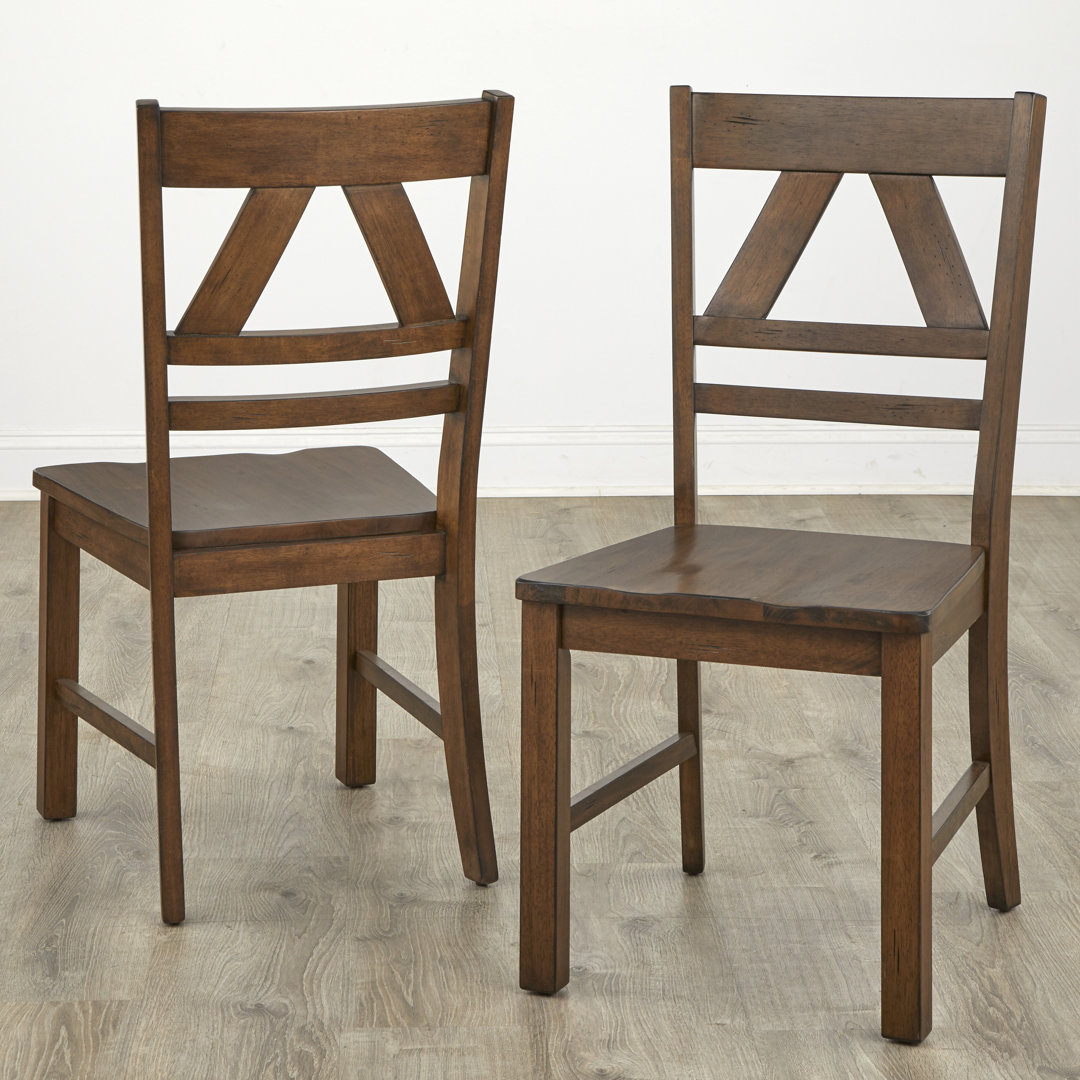Rivington 17.8'' H Solid Wood Side Chair (Set of 2) Laurel Foundry Modern Farmhouse® 