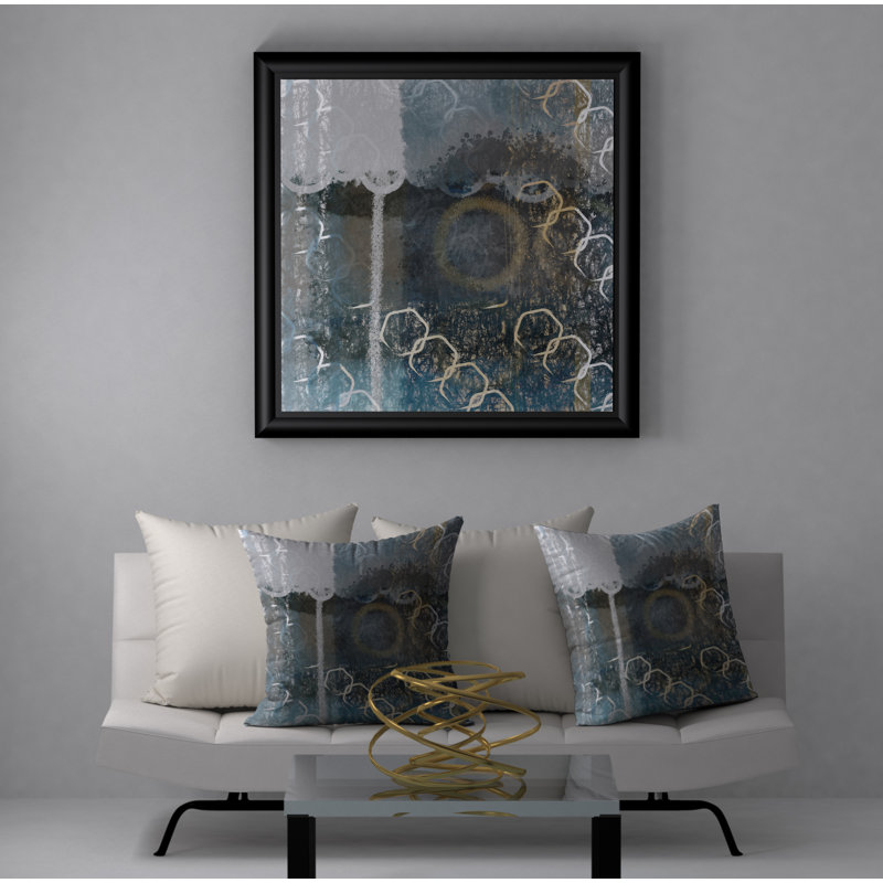 Geometric Reversible Throw Pillow, 20" x 20"