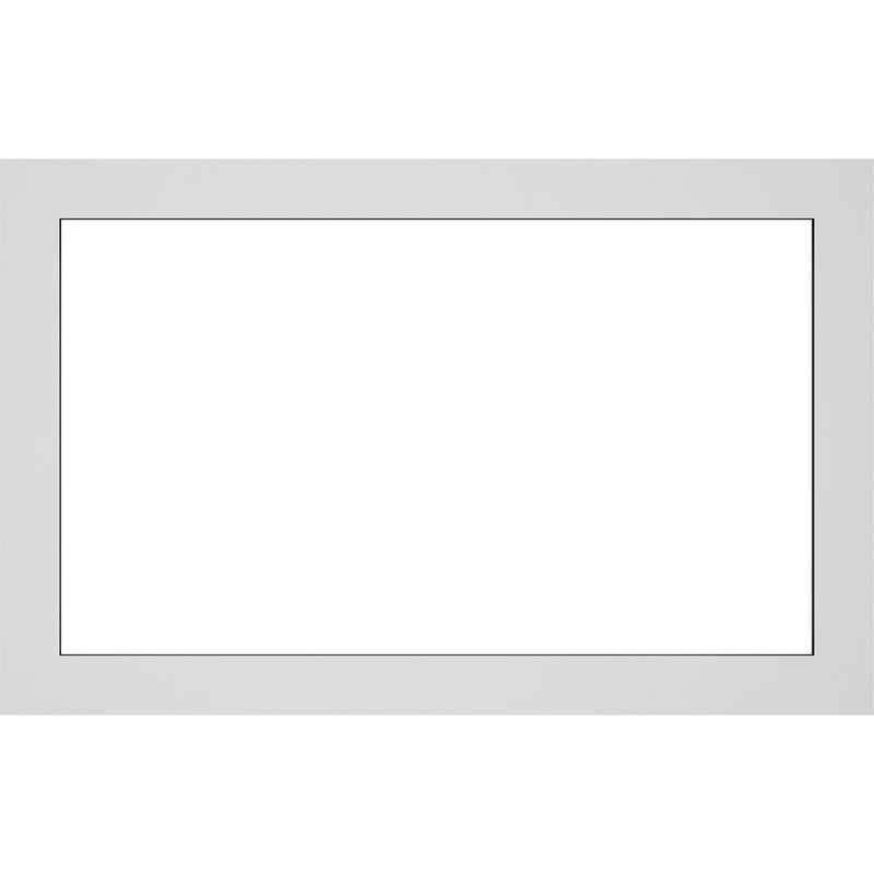 Panneau mural Prescott 3D en blanc, H 14 po x l 22 po x P 0,38 po