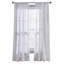 Panneau de rideau simple diaphane avec passe-tringle en polyester-66222767-66168457
