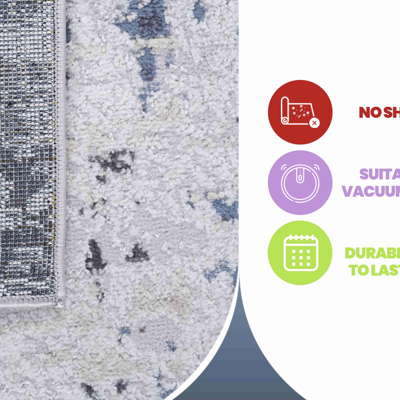 Tapis de couloir abstrait Collection, Tapis de couloir 2 pi 2 po x 8 pi