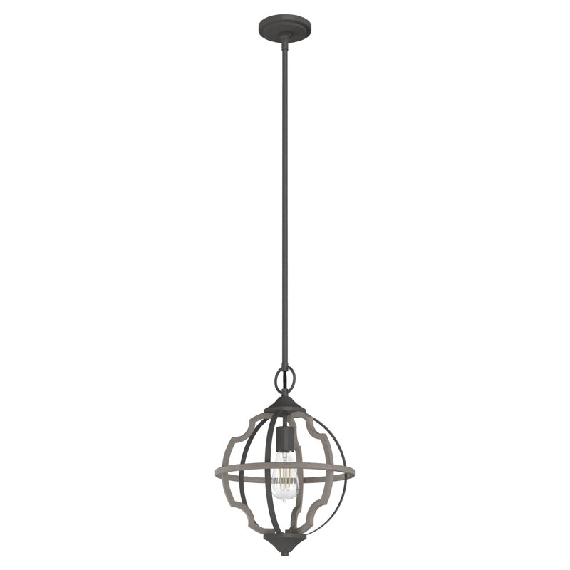 Stone Creek 1 - Light Globe Pendant, Black