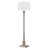 60'' Nickel Traditional Floor Lamp