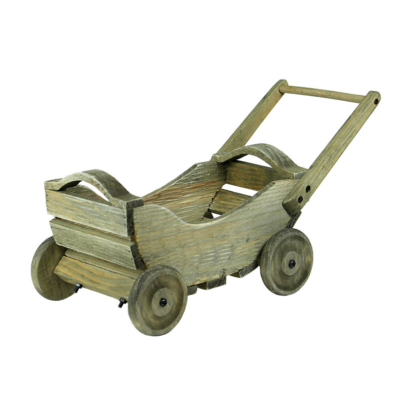 Eustice Wood Wheelbarrow Planter