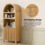 Vitrine arquée 70,9 "de haut-2072802823