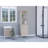 Linen Cabinet Jannes, Two Open Shelves, Single Door