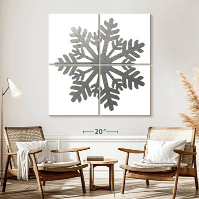Lelend Silver Snowflakes I