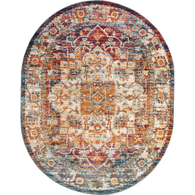 Tapis traditionnel Charian oriental crème