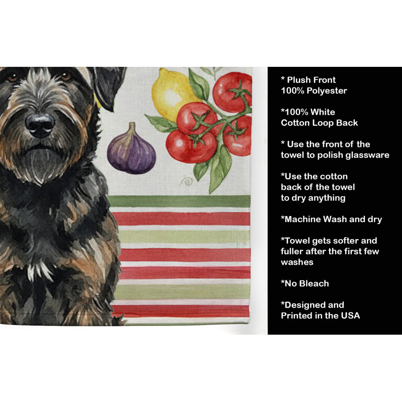 Serviette de cuisine Brindle Bouvier des Flandres, Bringé Bouvier des Flandres