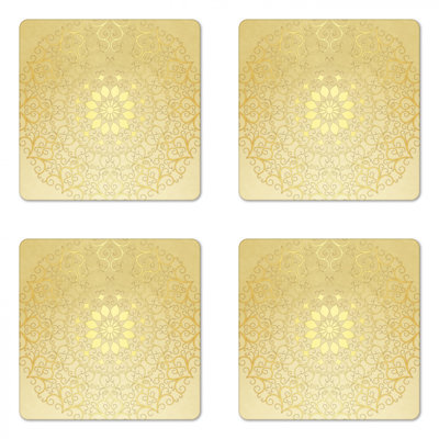 Square 4 Piece Coaster Set