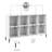 Caleshia 8 Cube Bookcases-384553934