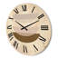 Horloge murale abstraite à imprimé géométrique Sun Moon III-63902995