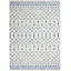 Tapis bleu / ivoire à motif géométrique Cianciolo-1479987418