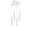 Luminaire suspendu géométrique à DEL 4 lumières Bowning-2003572623