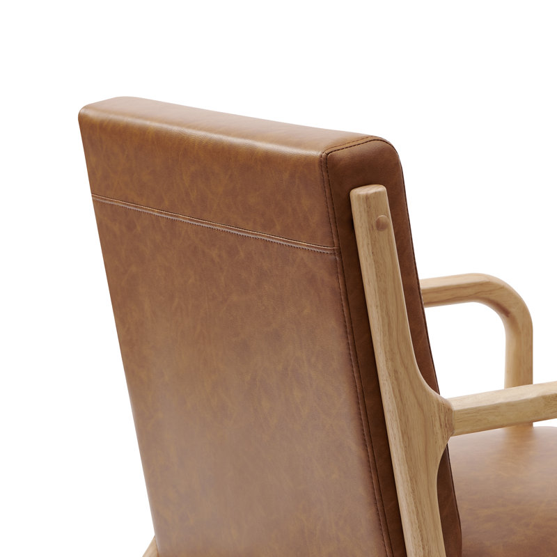 Barrick Faux Leather Armchair