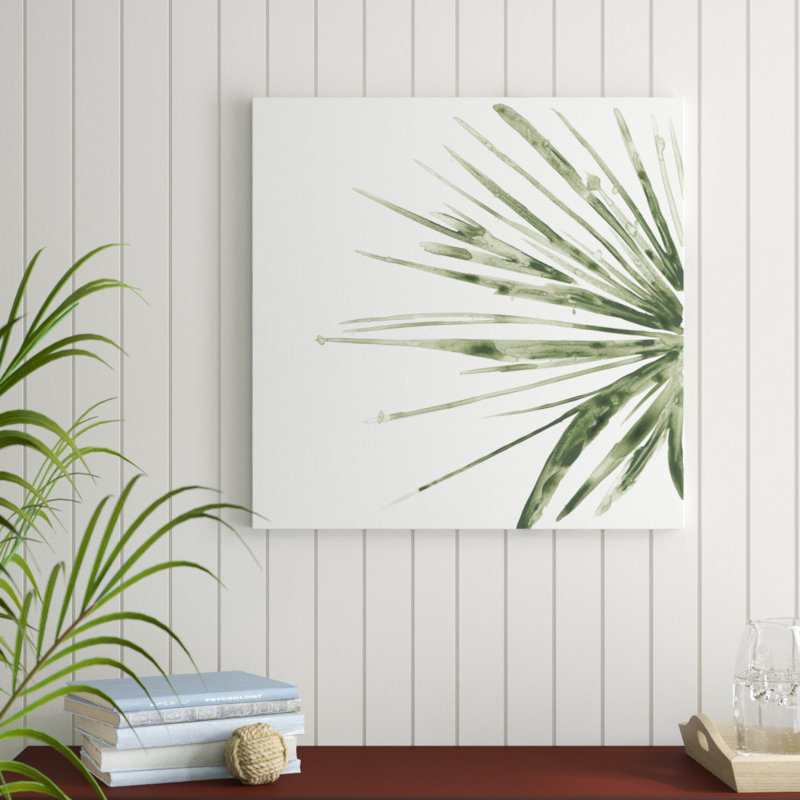 «Verdant Impressions IV», peinture sur toile tendue, H 30 po x l 30 po