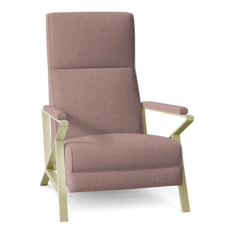 Infinity 28.25" Wide Manual Standard Recliner, Brushed Brass, Perigold Montage Rouge