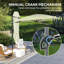 Outsunny 3(m) Cantilever Garden Parasol Solar Powered Lights-1311240416