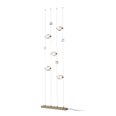 Gatsby 5-Light Floor to Ceiling Plug-In LED Lamp