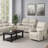 Lift Chair With Power Headrest, Light Gray Faux Leather, USB Charging