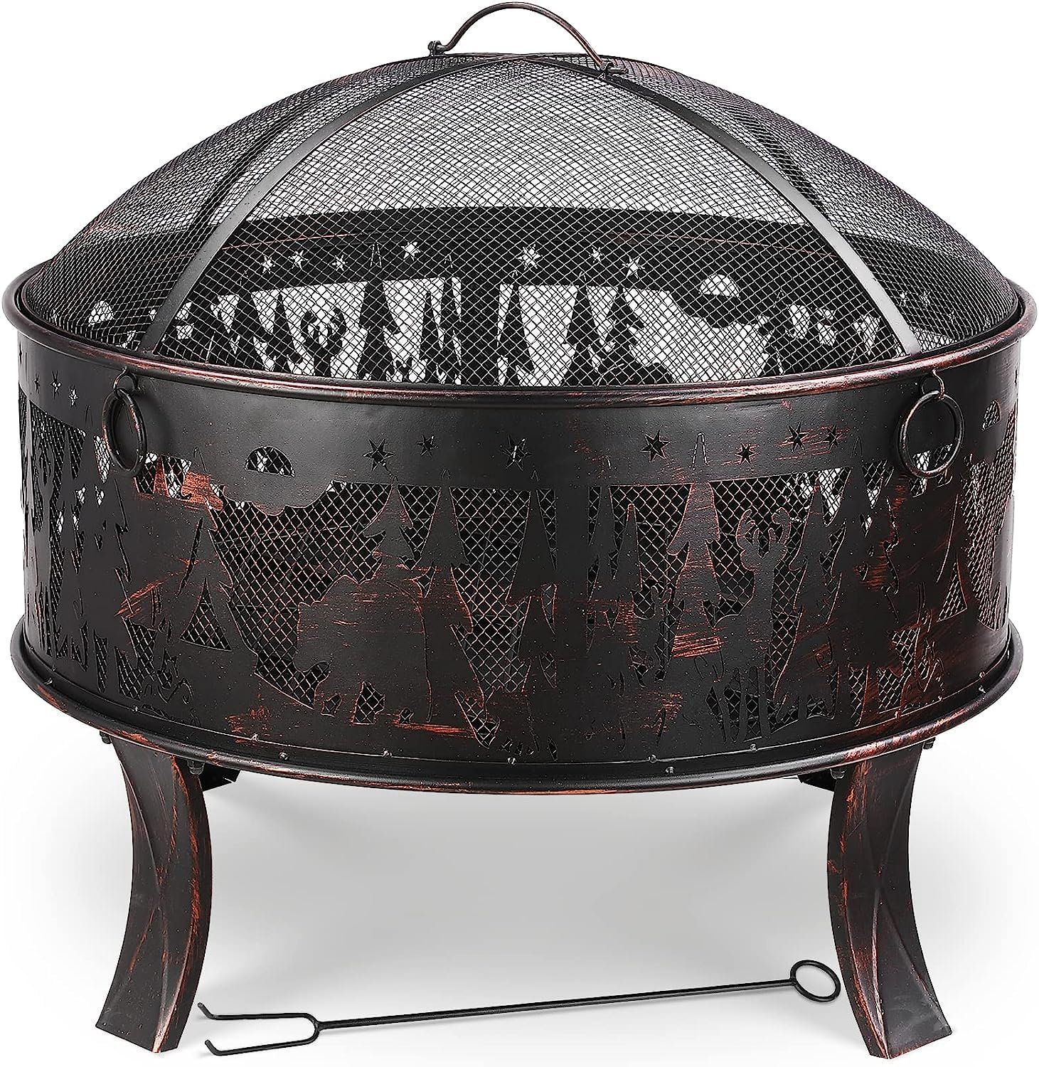 Alpen Home Round Charcoal Fire Pit | Wayfair.co.uk