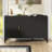 55.1" W Modern Sideboard With Adjustable Shelves,3 Drawers And Hooks-1001372257
