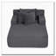 Fauteuil paresseux en velours simple sans assemblage-387803630