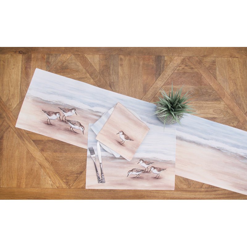 Ensemble de 6 napperons Sandpiper Coastal Shores