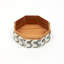 U Pattern Hexagon Bone & MDF Box –Modern Decorative Storage Solution-7.5X7.5X3"