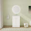 Meuble-lavabo sur pied simple 24 po avec comptoir en résine-292198562