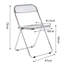 Chaise pliante en plastique-364005599