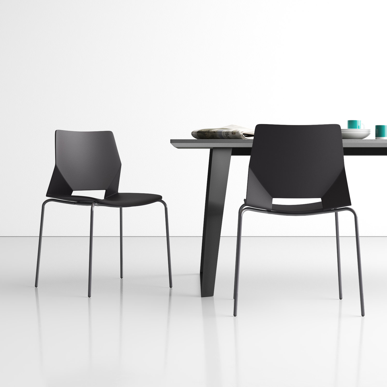 Samira Dining Chair, Black