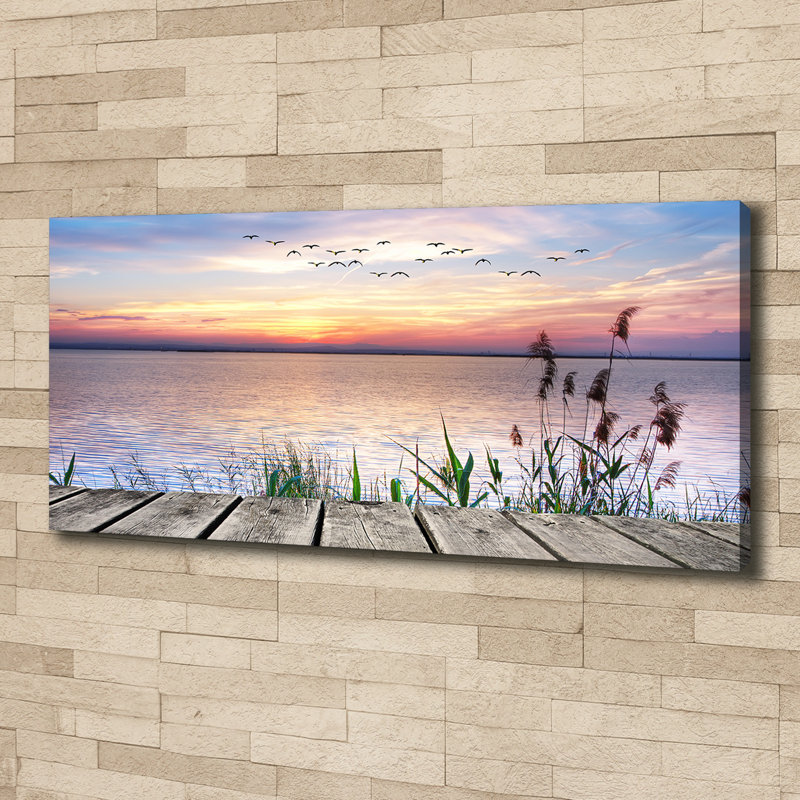 Lake West - Wrapped Canvas Print