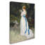 «Lady In White» par Pierre-Auguste Renoir - reproduction d'art sur toile-1212981267