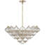 Julie Neill Caselli 36" Basket Chandelier with Clear Glass-1190424785-1190424784