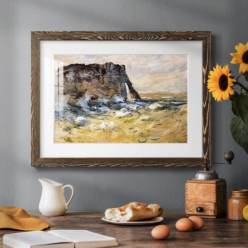 " Port D`Aval, 1926 ", 22" H x 32" W, Walnut