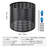 220 Gallon Outdoor Compost Bin, Black, Expandable